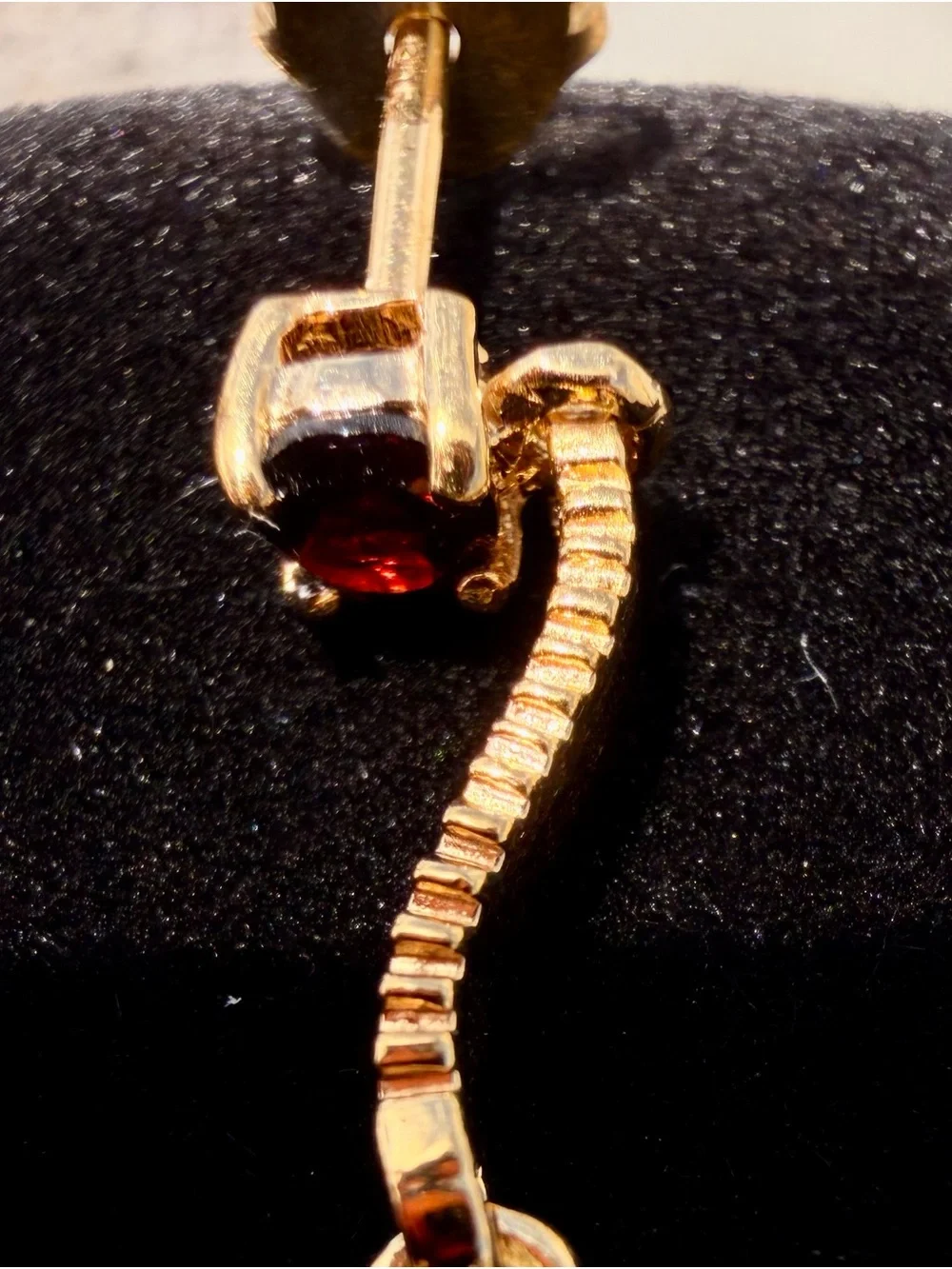 18K Gold Over Sterling Silver AAA Garnet & Diamond Drop Earrings | 4.36 CTW